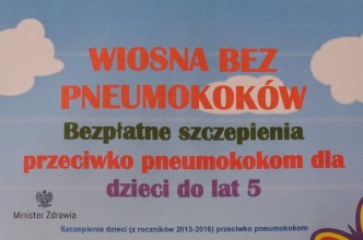 Zdjęcie do:  Wiosna bez pneumokoków