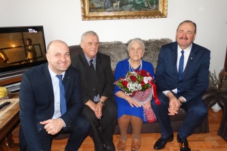 Zdjęcie do:  Życzenia urodzinowe z okazji 100 lat dla Pani Heleny Bruskiej