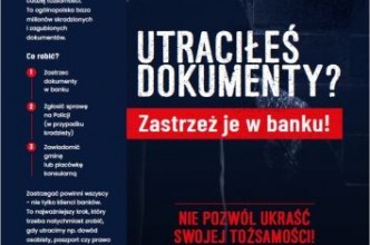 Zdjęcie do:   Społeczna Kampania Informacyjna DOKUMENTY ZASTRZEŻONE - 
Co zrobić w przypadku utraty dokumentów?
