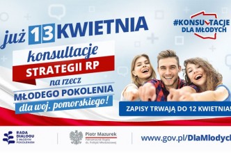 Zdjęcie do:  Trwają zapisy na konsultacje strategii dla młodzieży w woj. pomorskim!