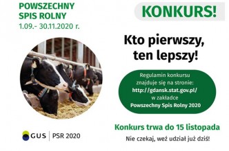 Zdjęcie do:  Kto pierwszy, ten lepszy - Spis Rolny 2020