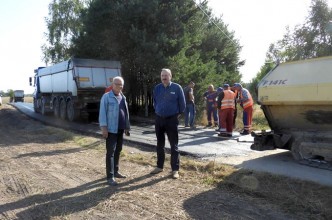 Zdjęcie do:  Prace na ul. Łąkowej w Kramarzynach