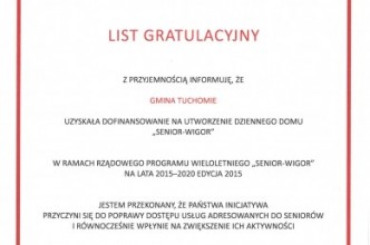 Zdjęcie do:  Gratulacja od Ministra Pracy i Polityki Społecznej