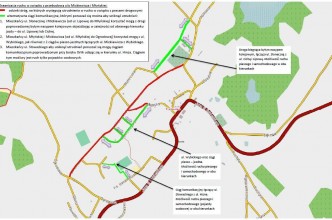 Zdjęcie do:  Objazdy w związku z utrudnieniami w ruchu ulicą Mickiewicza i Młyńską