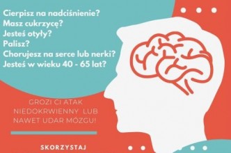 Zdjęcie do:  Program profilaktyczny - UDARY MÓZGU