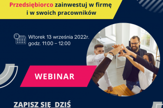 Zdjęcie do:  Webinar dla firm