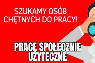 Zdjęcie do:  Gmina Tuchomie poszukuje osób chętnych do wykonywania prac społecznie użytecznych. 