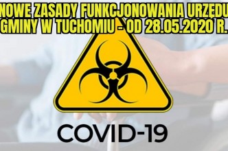 Zdjęcie do:  Nowe zasady funkcjonowania Urzędu Gminy w Tuchomiu - od 28 maja 2020 r.