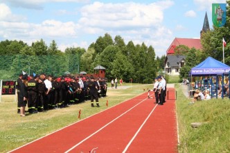 Zdjęcie nr 1 do galerii: Gminne Zawody Strażackie w Tuchomiu