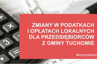 Zdjęcie do:  Zmiany w podatkach i opłatach lokalnych w związku z epidemią